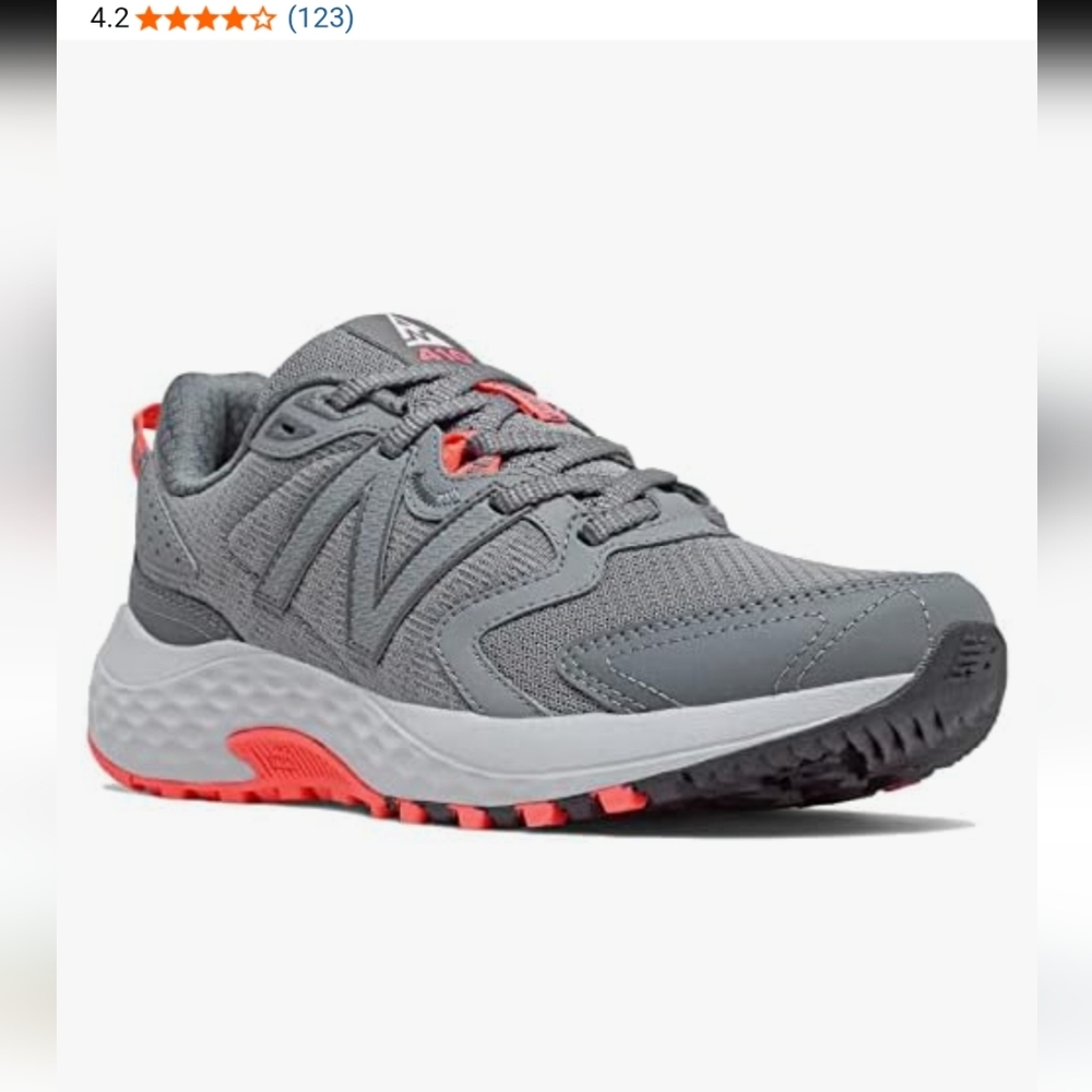 Bundle -New Balance Trail 410 Women's Shoes Size 8+Ascis White Sneaker Sz8